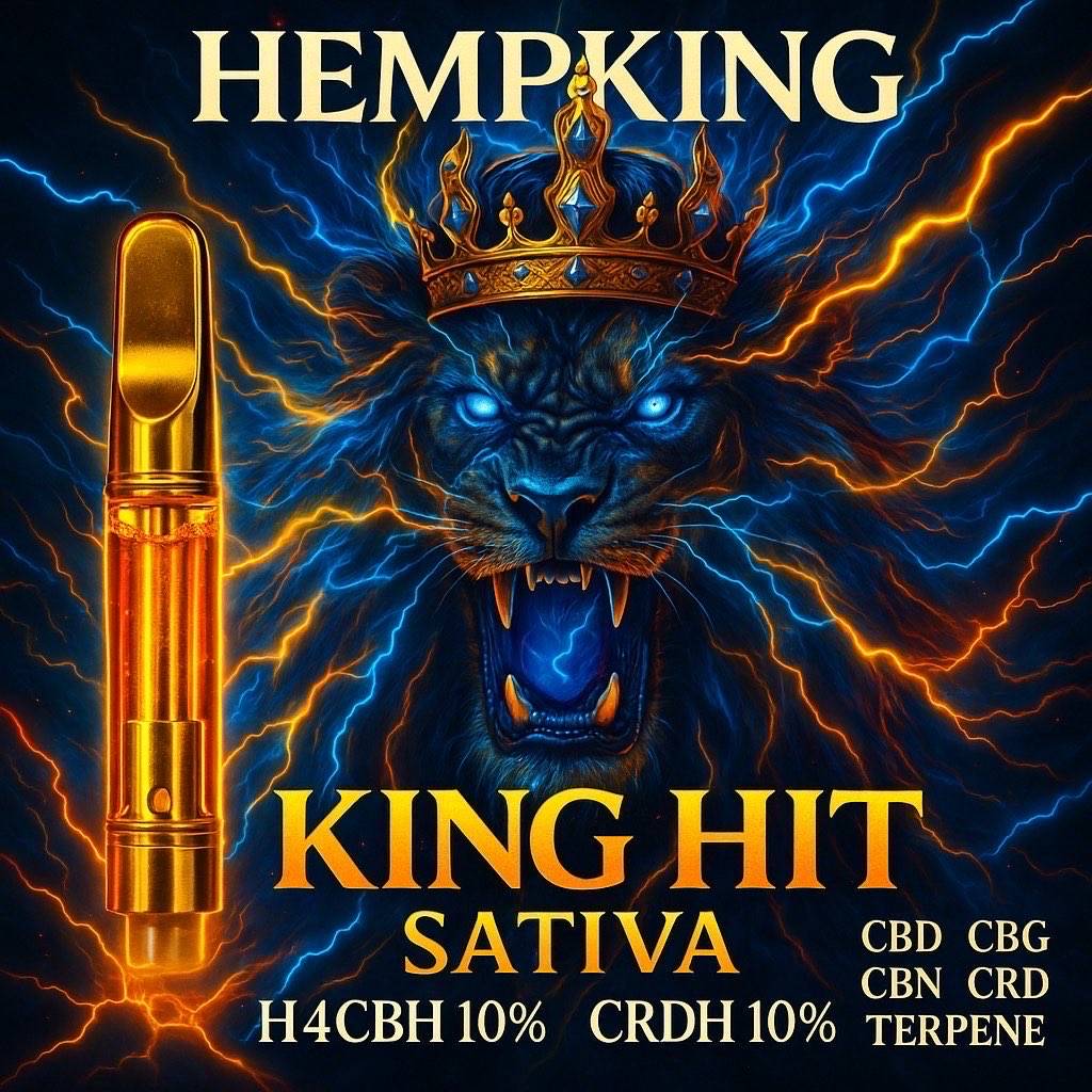 【H4CBH SATIVA liquid】KING HIT 高濃度H4CBH 10% Original Liquid 0.5ml ・新基準対応