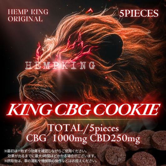 CBGクッキー チョコ味 5枚入り（TOTAL CBG1,000mg CBD250mg）