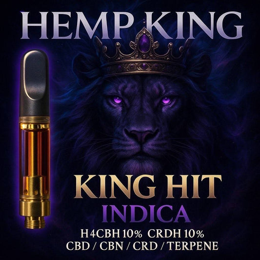 【H4CBH INDICA liquid】KING HIT 高濃度H4CBH 10% Original Liquid 0.5ml ・新基準対応