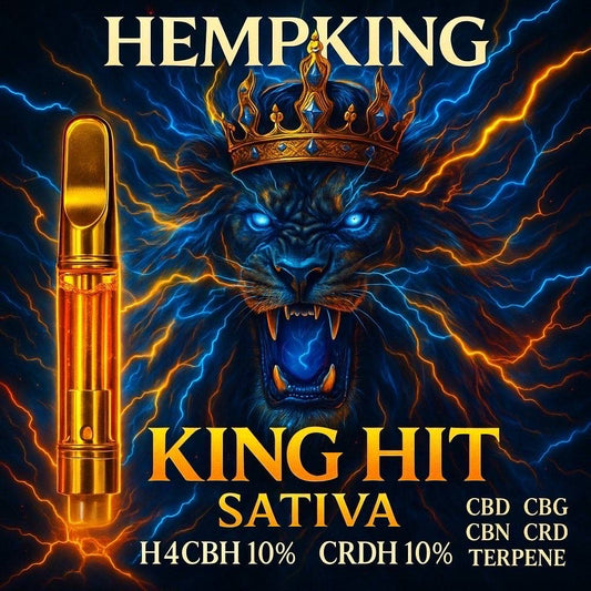 【H4CBH SATIVA liquid】KING HIT 高濃度H4CBH 10% Original Liquid 1.0ml ・新基準対応