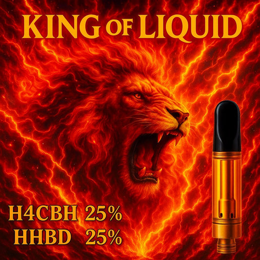 【H4CBH/HHBD liquid】KING OF LIQUID 高濃度H4CBH25% HHBD25% Original Liquid 1.0ml/0.5ml ・新基準対応