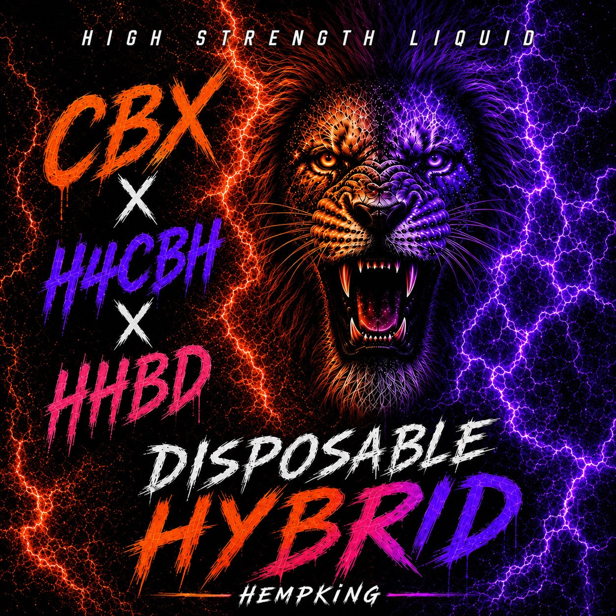 【HYBRID DISPOSABLE】使い捨てPOD 高濃度CBX40% H4CBH15% HHBD15% Original Liquid 1.0ml・新基準対応